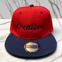 Kreations “Snap back” hats